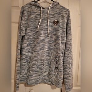 Dikotomy Men's Skull Mushroom Grey Blue Hoodie [M]